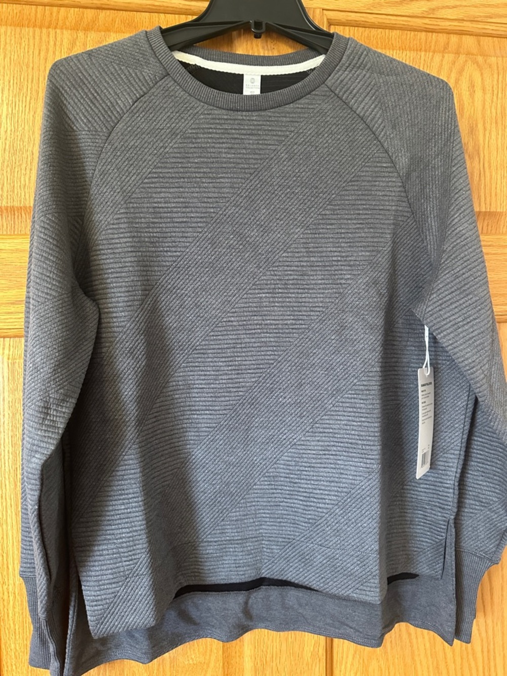 Balance Collection Charcoal Ribbed Pullover - Picture 5 of 10